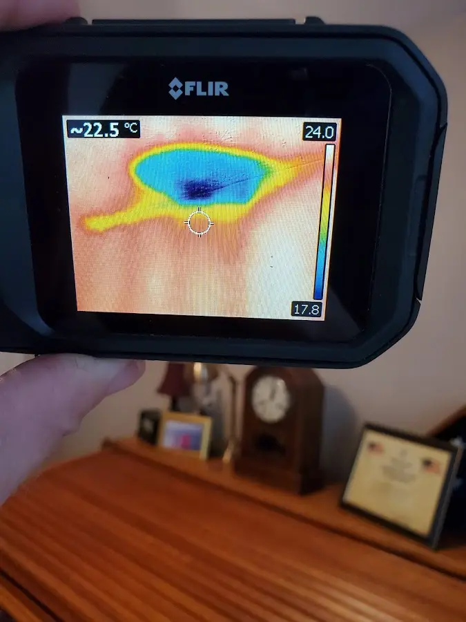 Thermal imaging inspection for water damage in Centerville