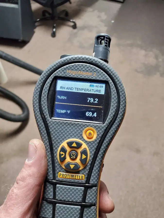Moisture meter humidity assessment for Mold Remediation & Removal in Centerville